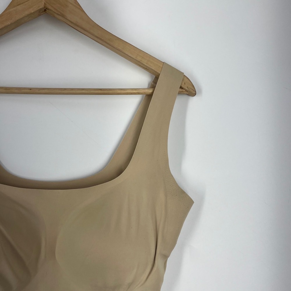 SKIMS Womens Seamless Scoop‎ Neck Bralette Sand Beige Wireless Bra - Picture 5 of 12